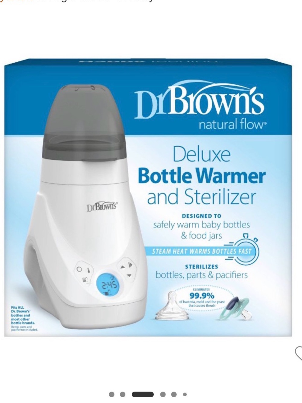Dr. Brown's Deluxe Bottle Warmer and Sterilizer